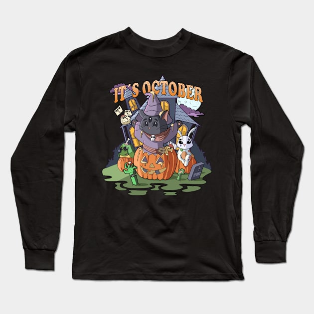 it´s october Long Sleeve T-Shirt by Runicat